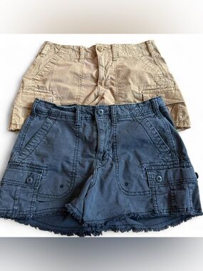 American Eagle Cargo Shorts Bundle Women’s Size 0 (2 Pairs)